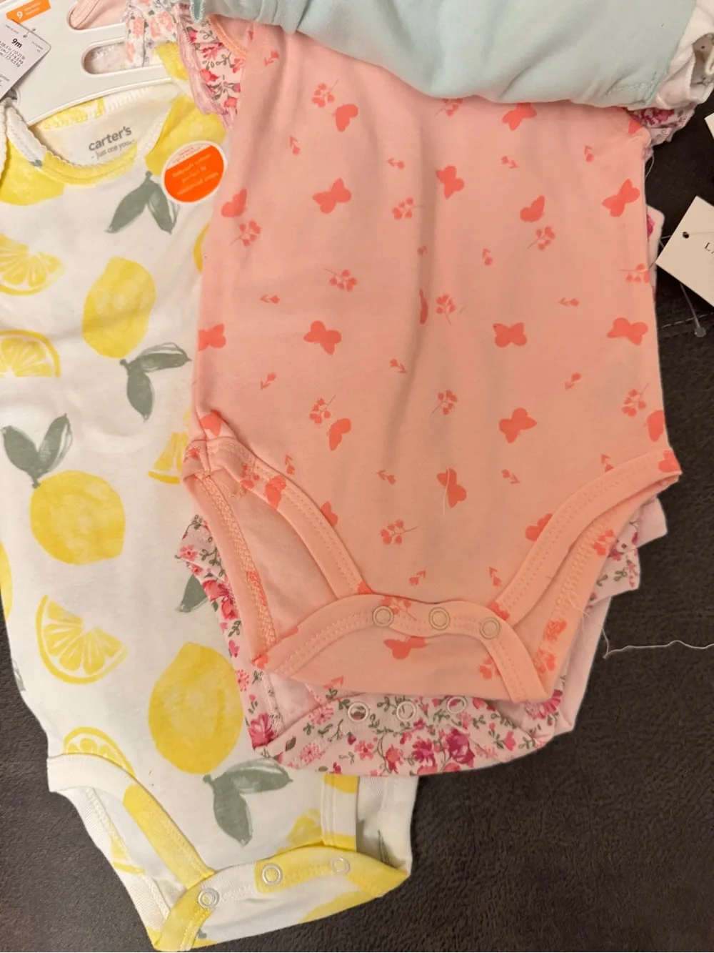Bundle 6/9 & 9m One-Piece Bodysuits -
